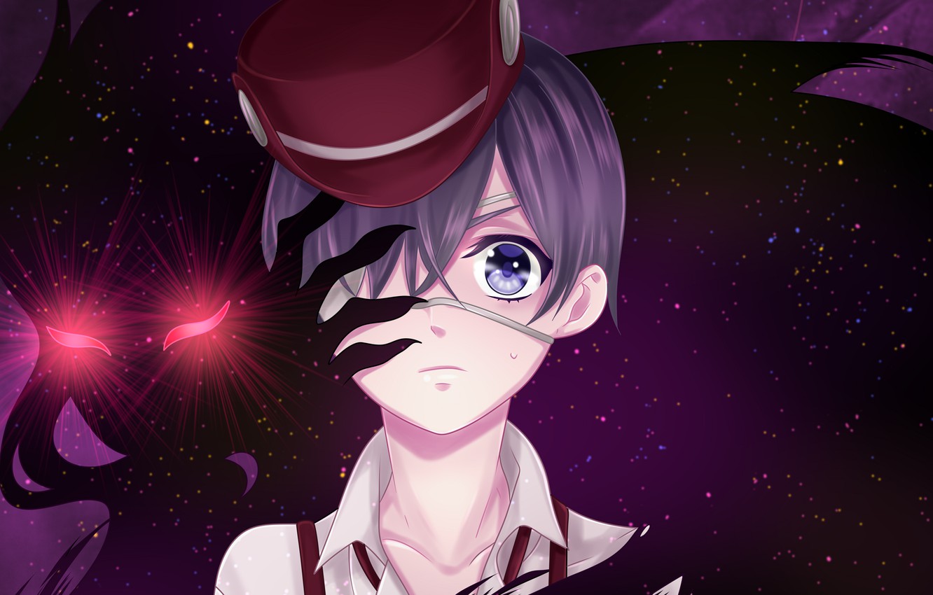 Photo Wallpaper Eyes, Space, Boy, The Demon, Dark Butler, - Black Butler - 1332x850 Wallpaper Photo Wallpaper Eyes, Space, Boy, The Demon, Dark Butler, - Black Butler - 1332x850 Wallpaper
