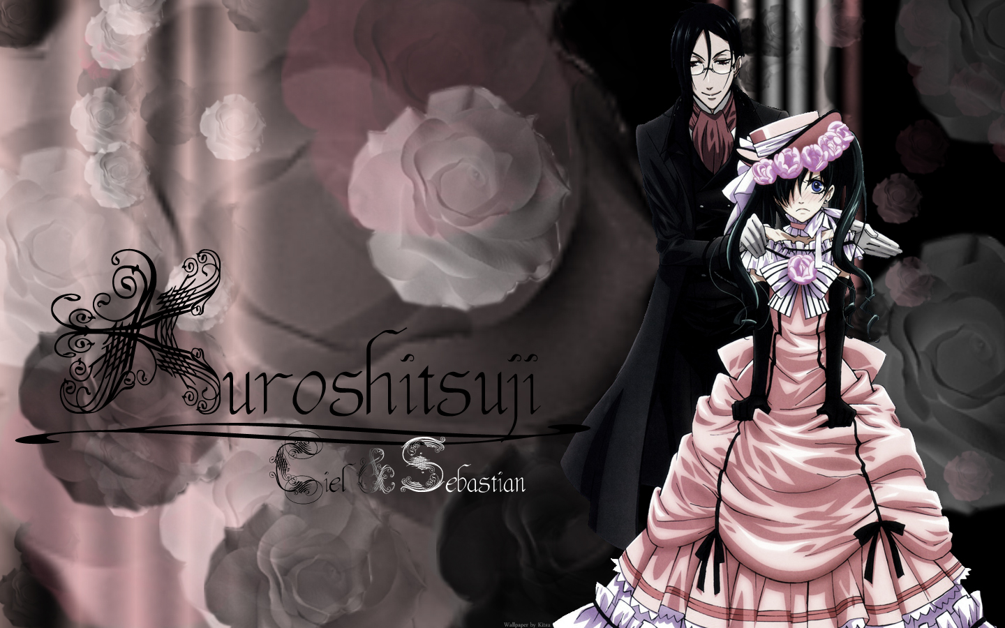 Yana Toboso, A-1 Pictures, Kuroshitsuji, Sebastian - Ciel Phantomhive Dress Anime - HD Wallpaper 