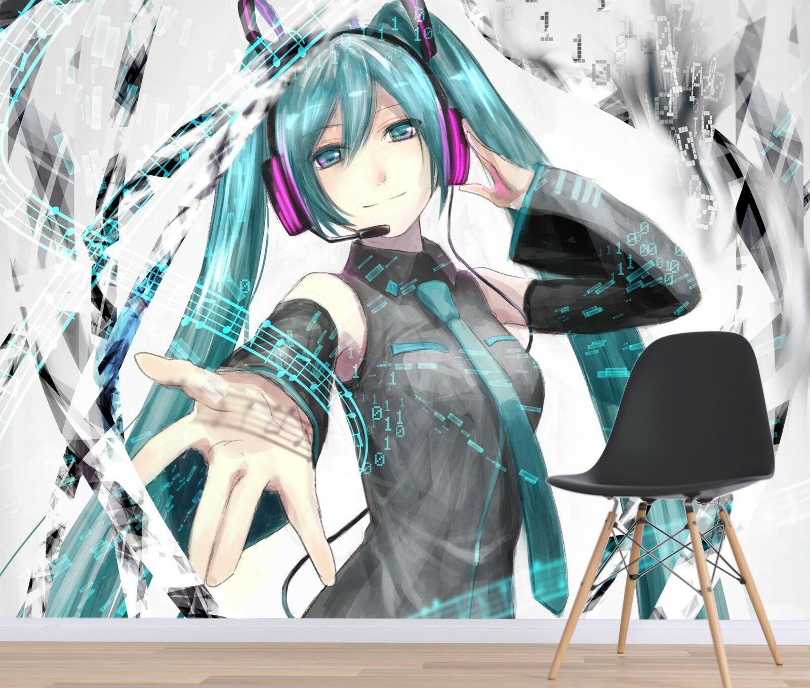 3d Hatsune Miku 7 Japan Anime Game Wallpaper Mural - Hatsune Miku - HD Wallpaper 