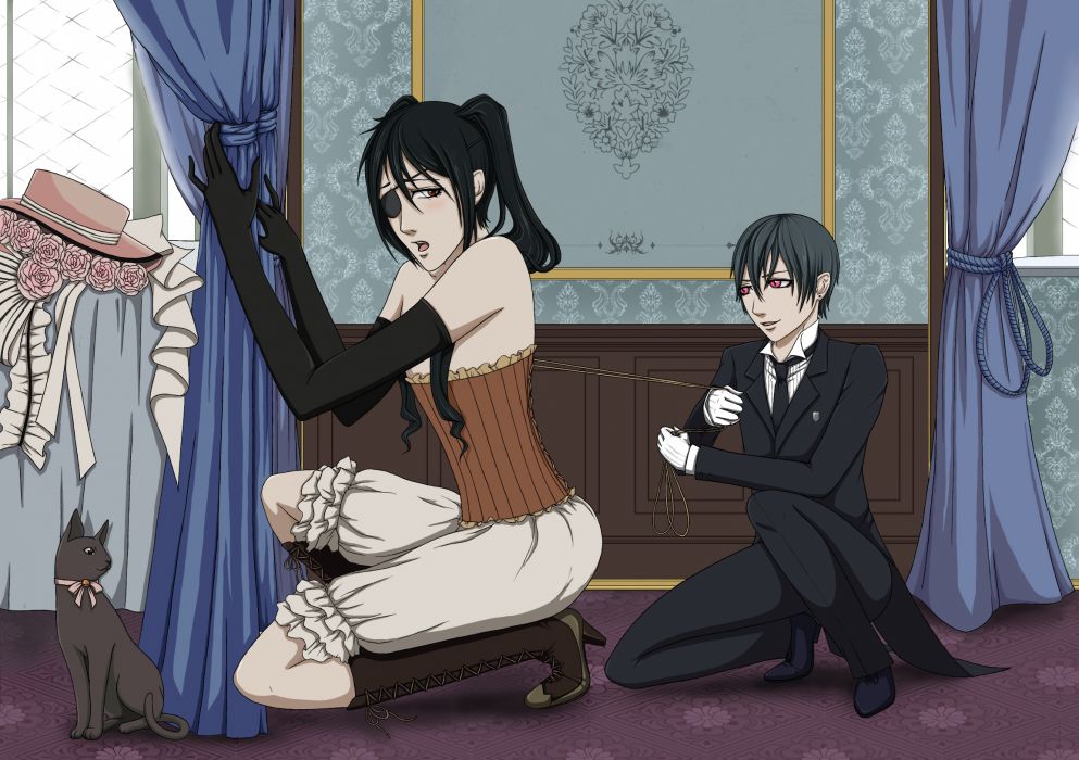 Black Butler Wallpaper - Black Butler Wallpaper Iphone - HD Wallpaper 