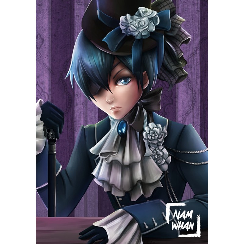 Ciel Phantomhive Poster - HD Wallpaper 
