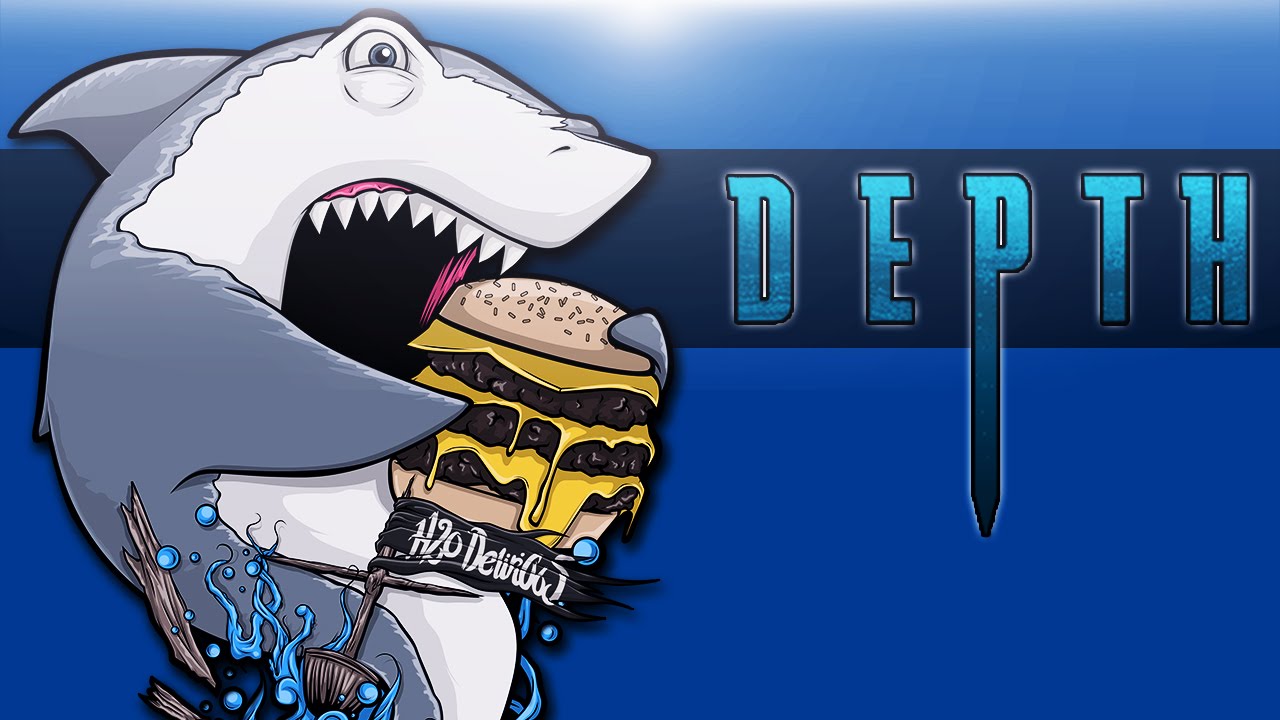 H20 Delirious Shark Eating A Cheeseburger - HD Wallpaper 