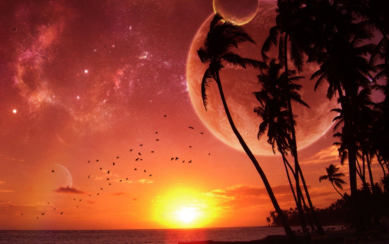 Rojo Atardecer Wallpapers - Planet Wallpaper Sunset - HD Wallpaper 