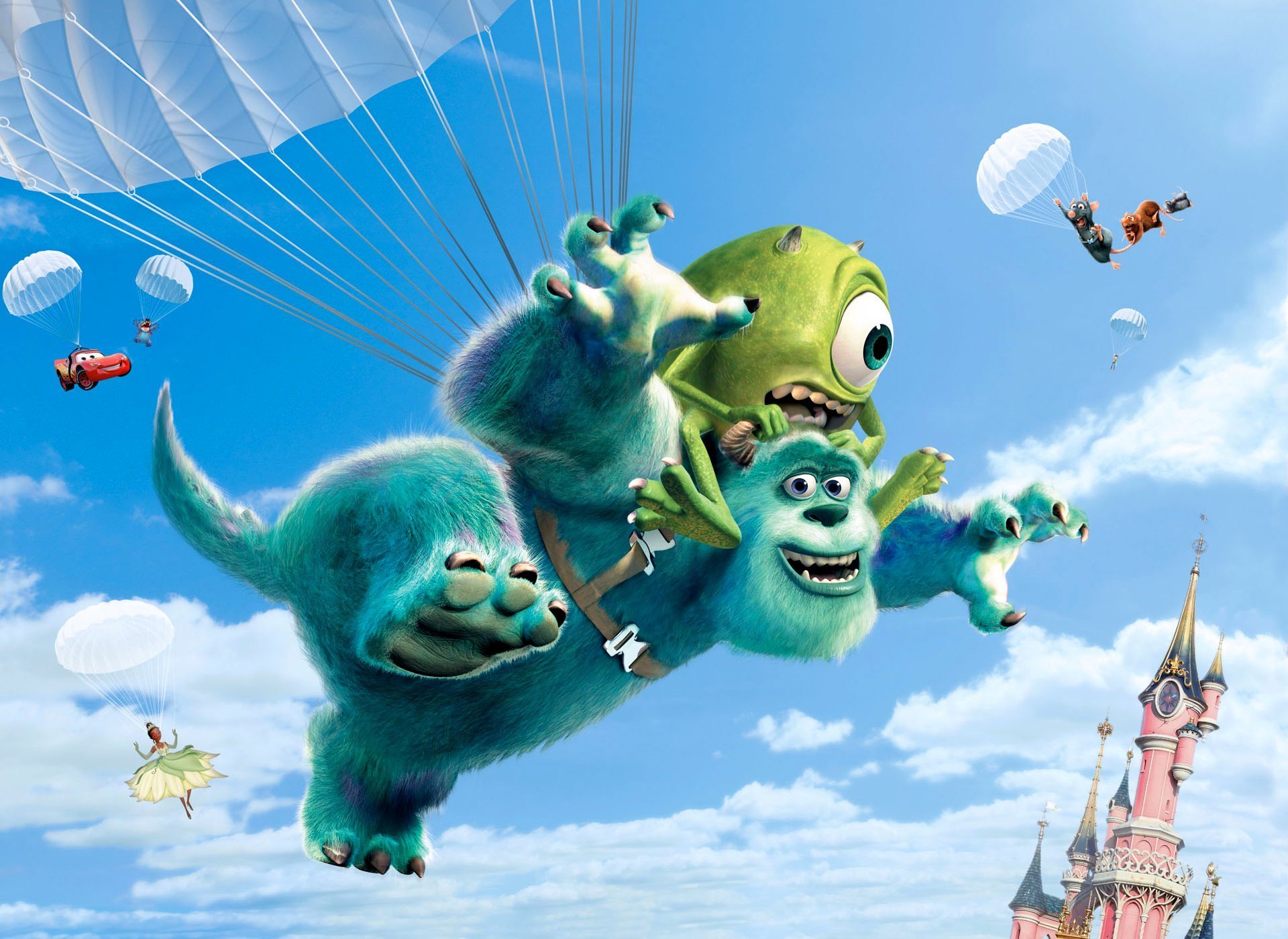 Monster Inc Wallpaper Hd - HD Wallpaper 