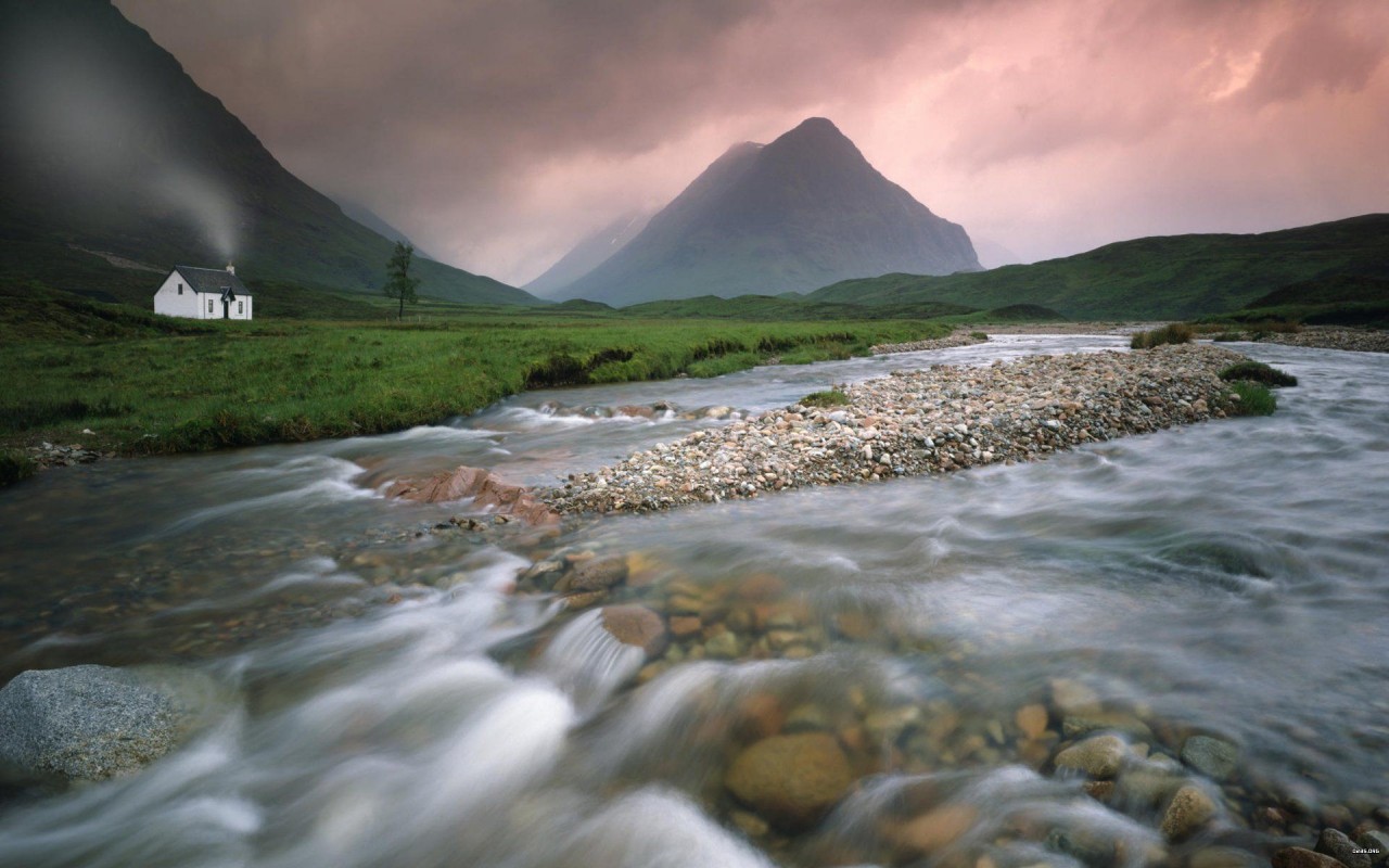 Escocia, Paisajes, Naturales, Tesoros, Tierras, Grandes - Schottland Highlands Wallpaper Hd - HD Wallpaper 