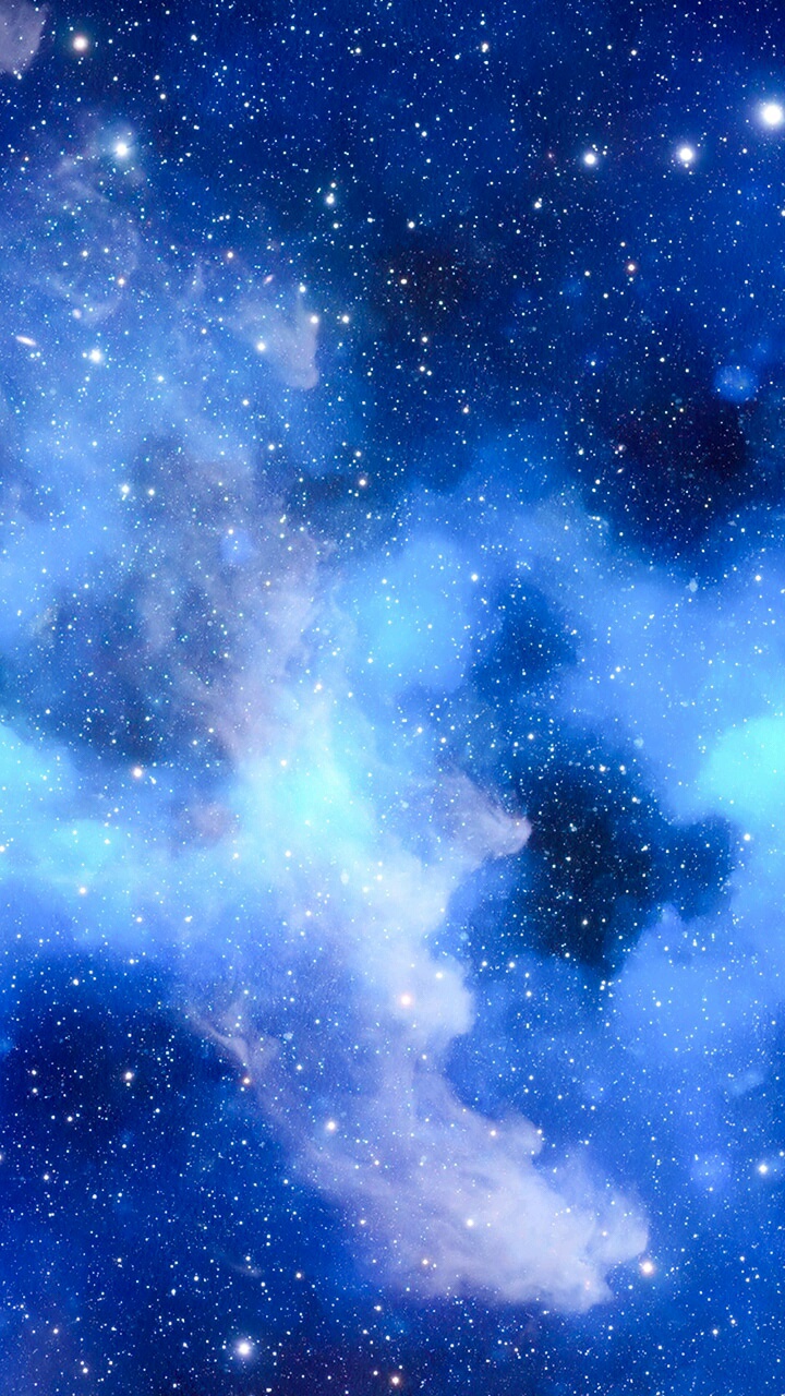 Galaxy, Blue, And Wallpaper Image - Blue Wallpaper Galaxy - HD Wallpaper 