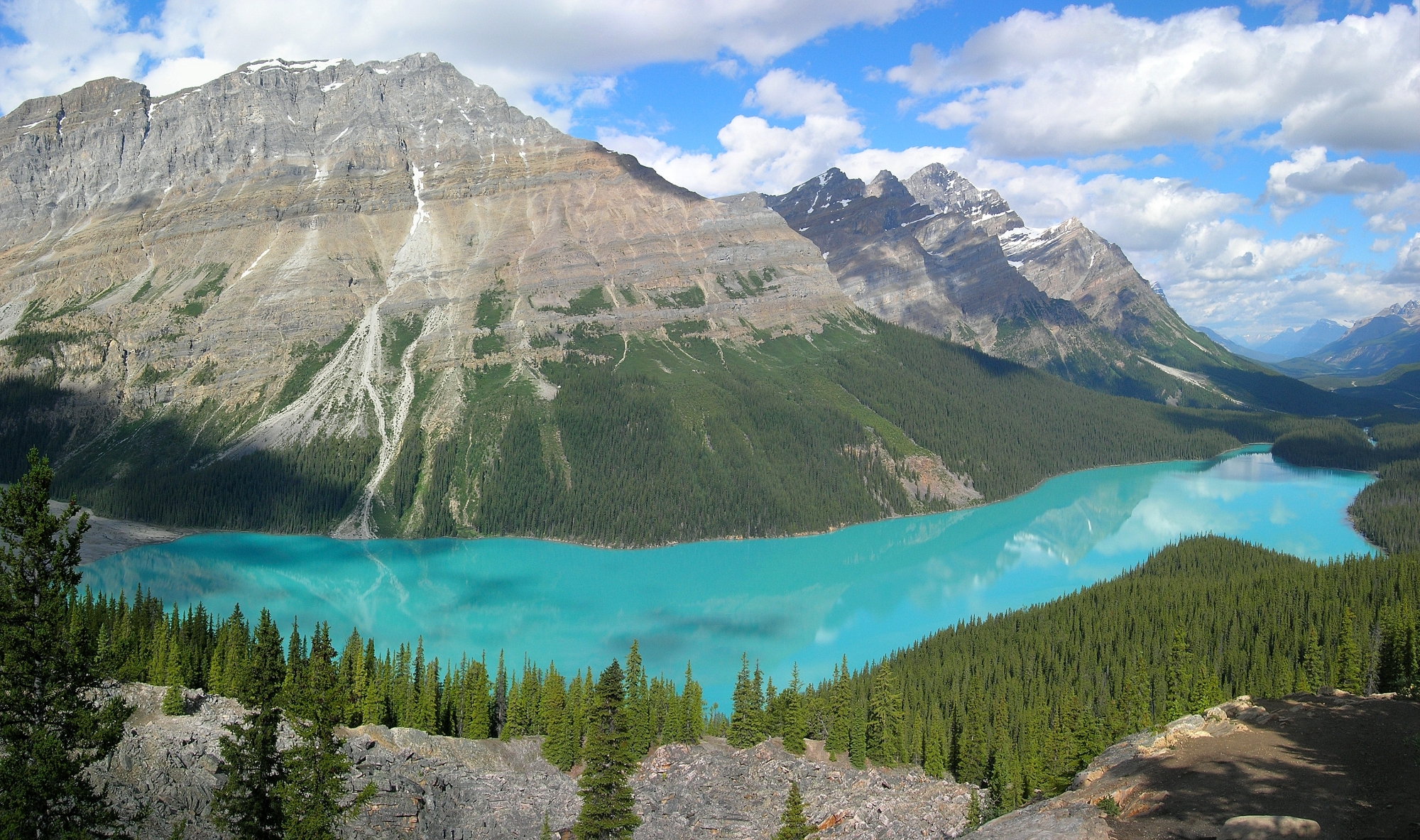 Peyto Lake, Canada - HD Wallpaper 