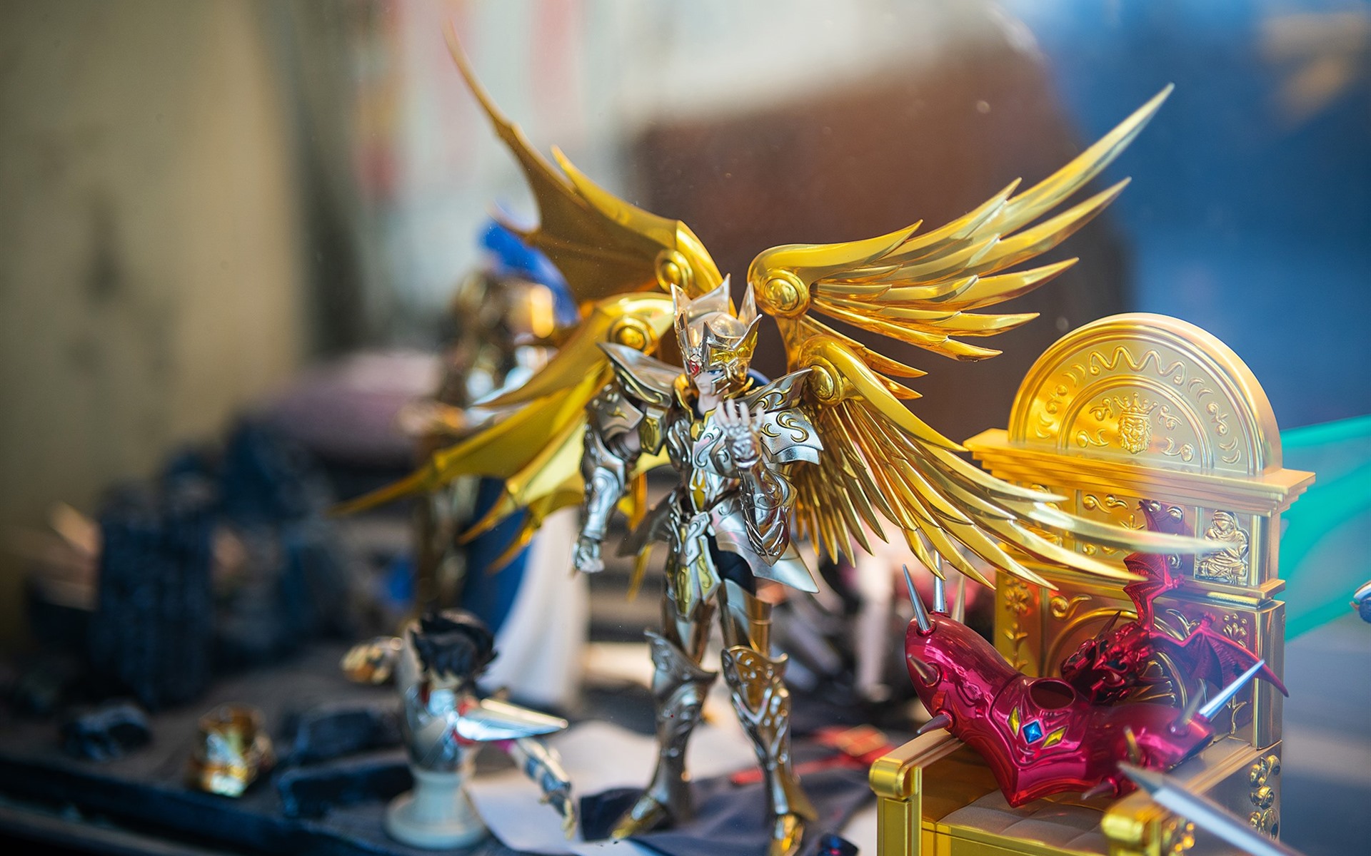 Wallpaper Saint Seiya, Hyoga, Wings, Toy - Saint Seiya Fondis De Pantalla - HD Wallpaper 