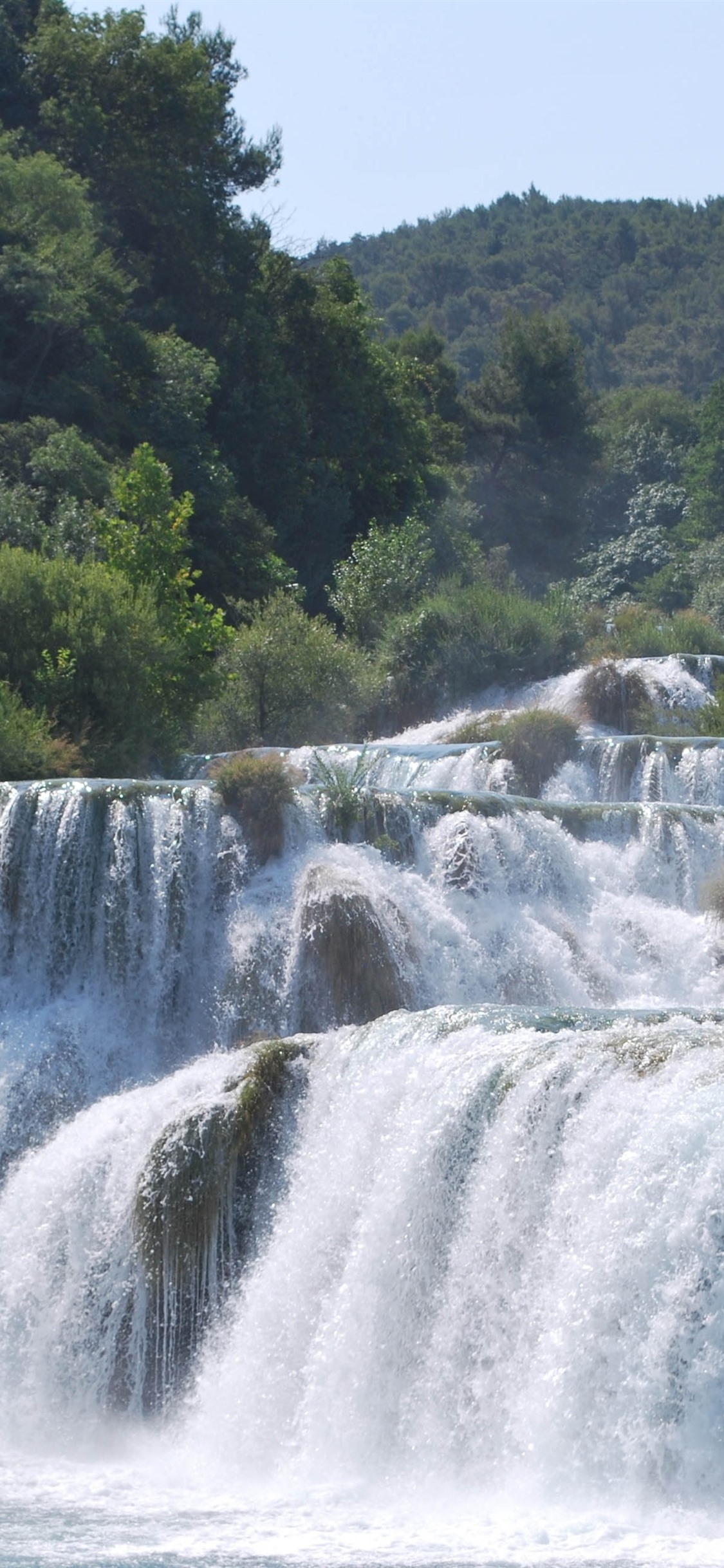 Iphone Wallpaper Beautiful Waterfalls, Nature Landscape - Krka National Park - HD Wallpaper 