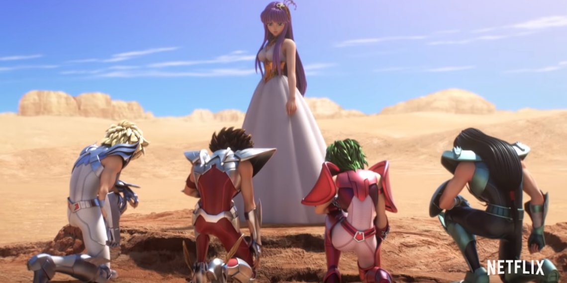 Netflix Divulga O Pôster Oficial De Saint Seiya - Saori Kido Netflix - HD Wallpaper 