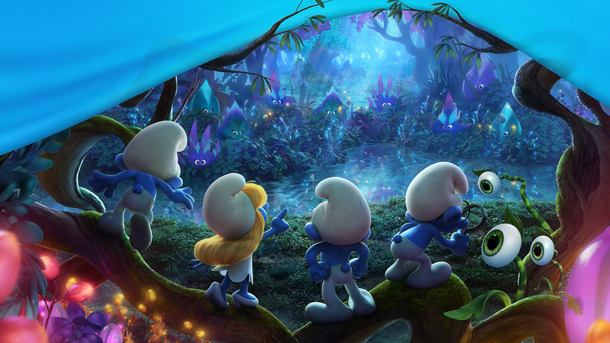 Smurf The Lost Village - HD Wallpaper 