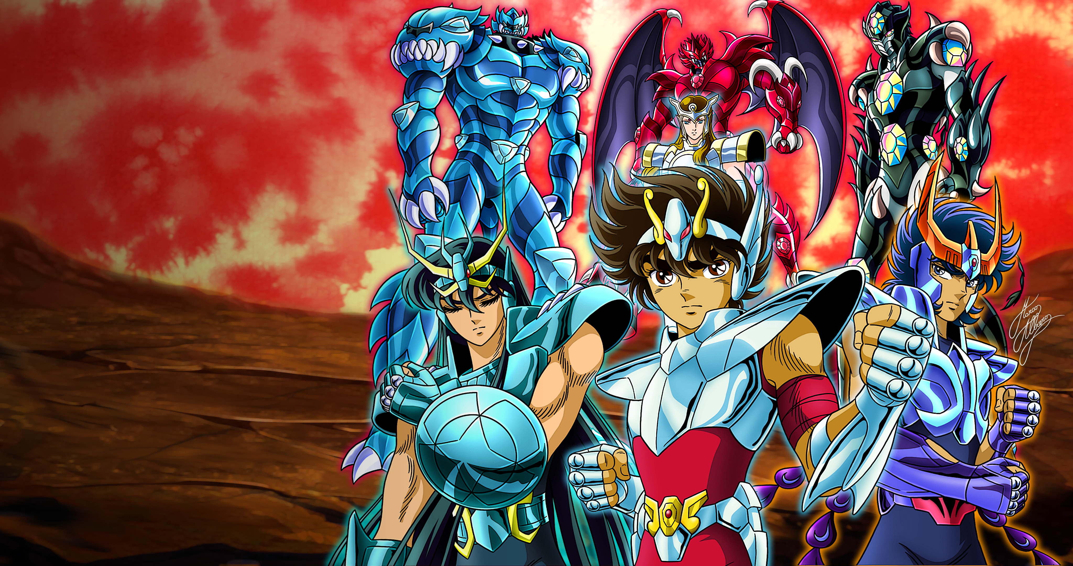 Saint Seiya - HD Wallpaper 