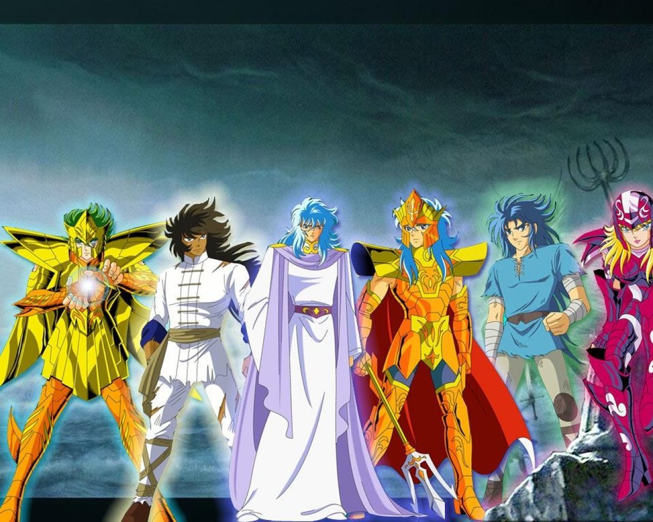 Personajes Del Zodiaco - Chevalier Du Zodiaque Poseidon - HD Wallpaper 