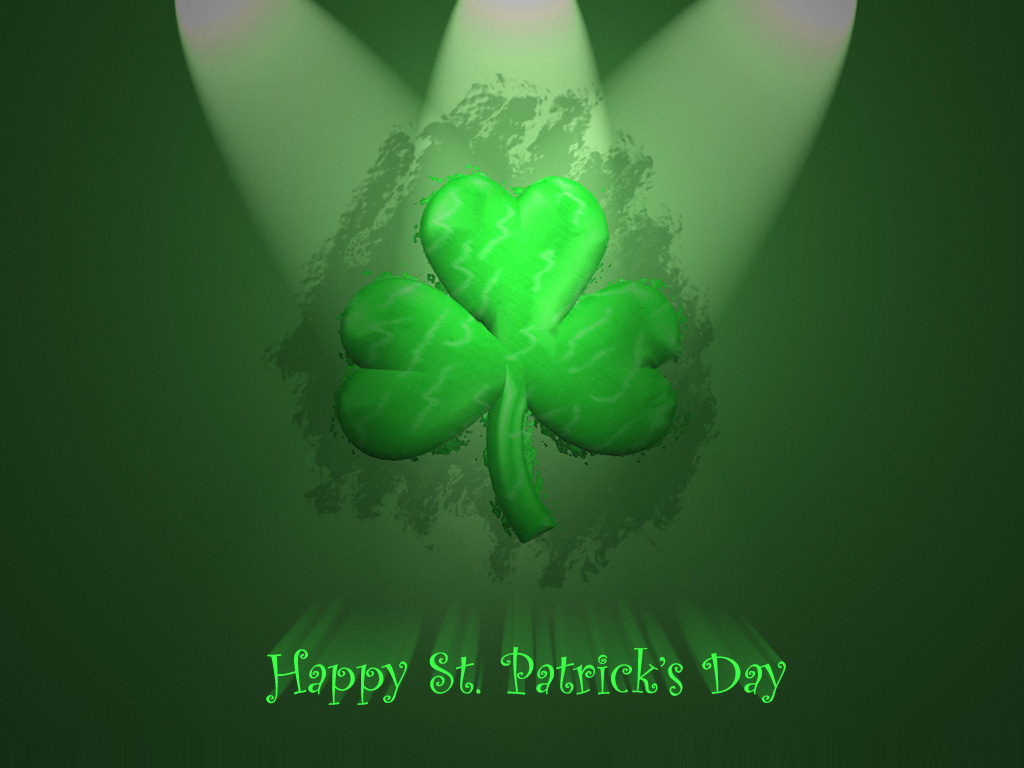 Patrick’s Day Shamrock Leaf Wallpaper - St Patrick's Day March Backgrounds - HD Wallpaper 