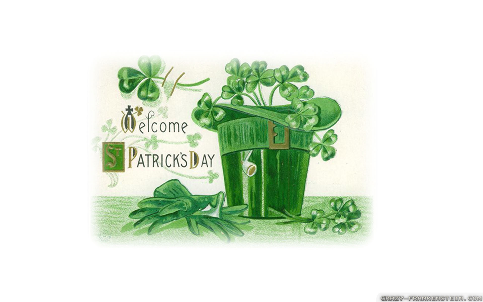 Vintage Saint Patrick's Day - HD Wallpaper 