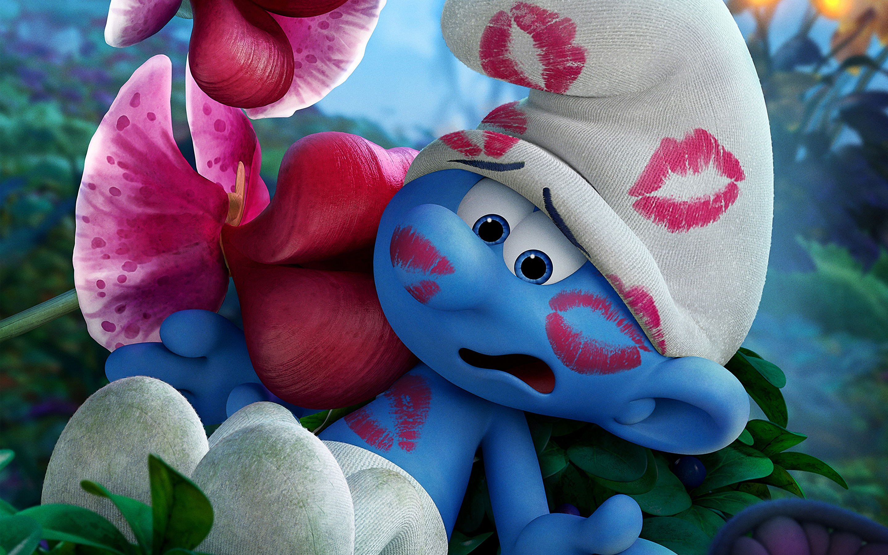 Clumsy Smurf Lost Village - HD Wallpaper 