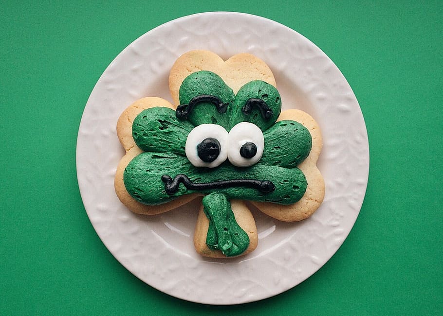 Clover Cookie, St Patrick S Day, Holiday, Saint Patricks - Barcelona Saint Patrick Day - HD Wallpaper 