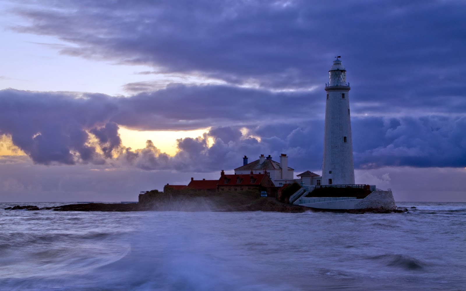 Mary S Lighthouse - St Marys Lighthouse Whitley Bay - HD Wallpaper 