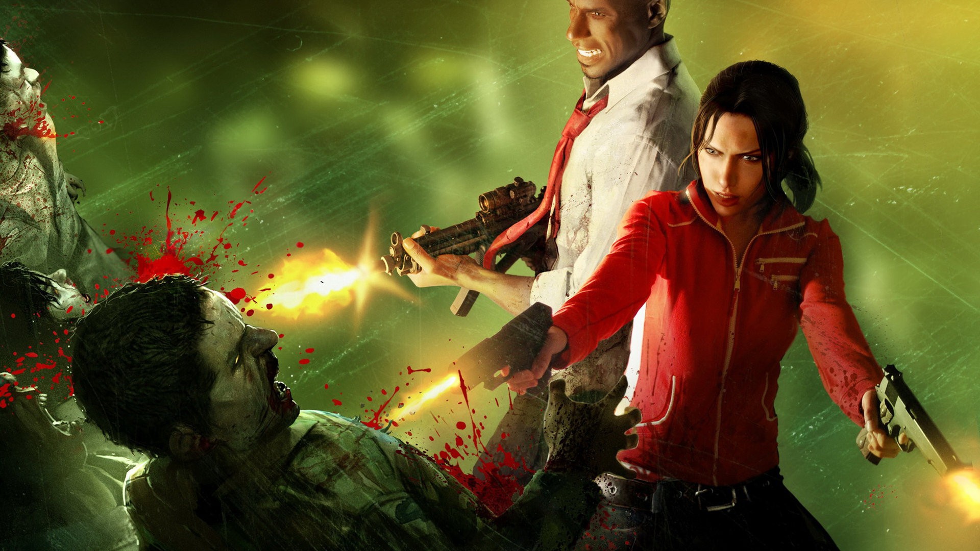 Zoey & Louis - Left 4 Dead Zoey Louis - HD Wallpaper 