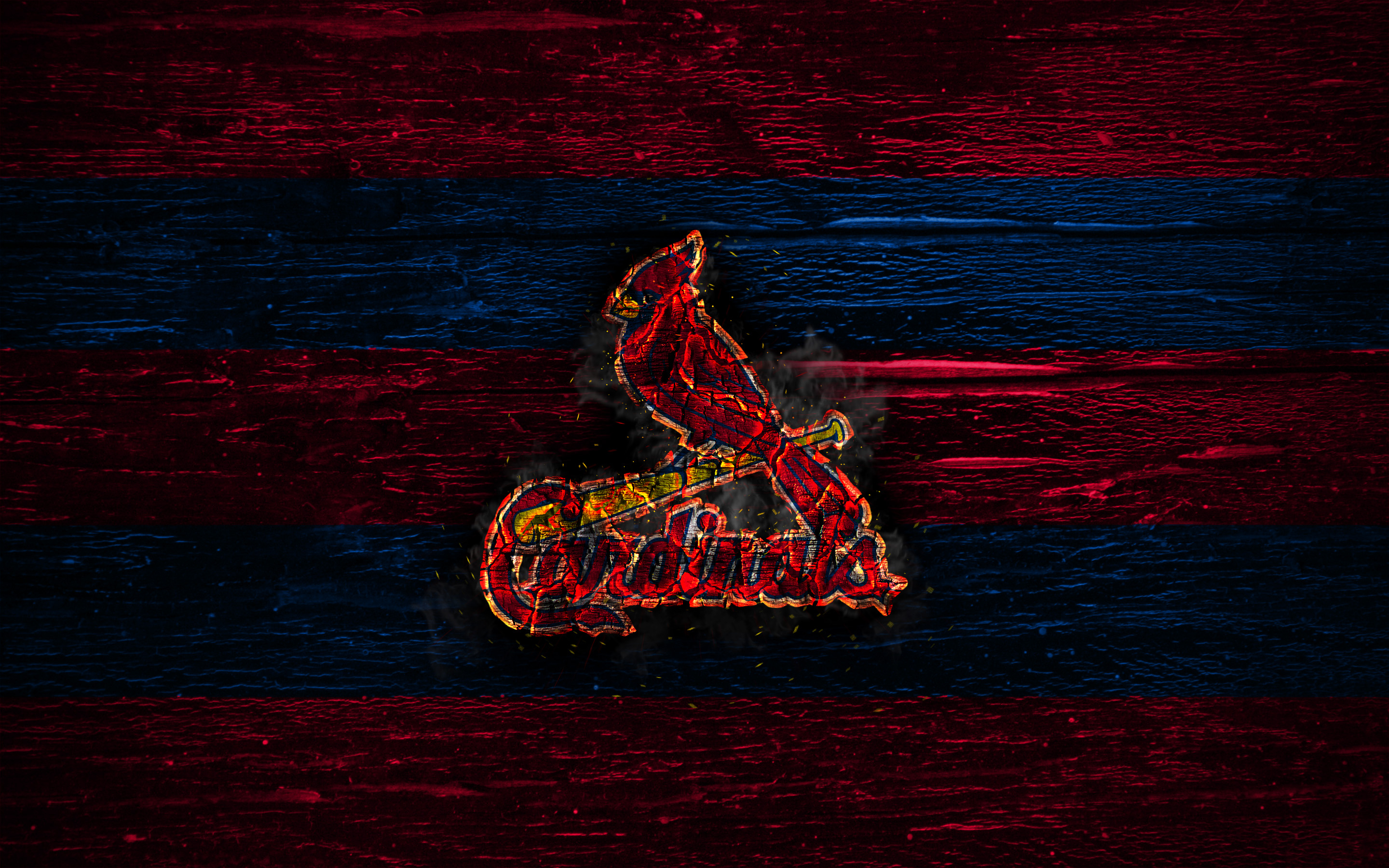 Cardinals Baseball On Fire - HD Wallpaper 