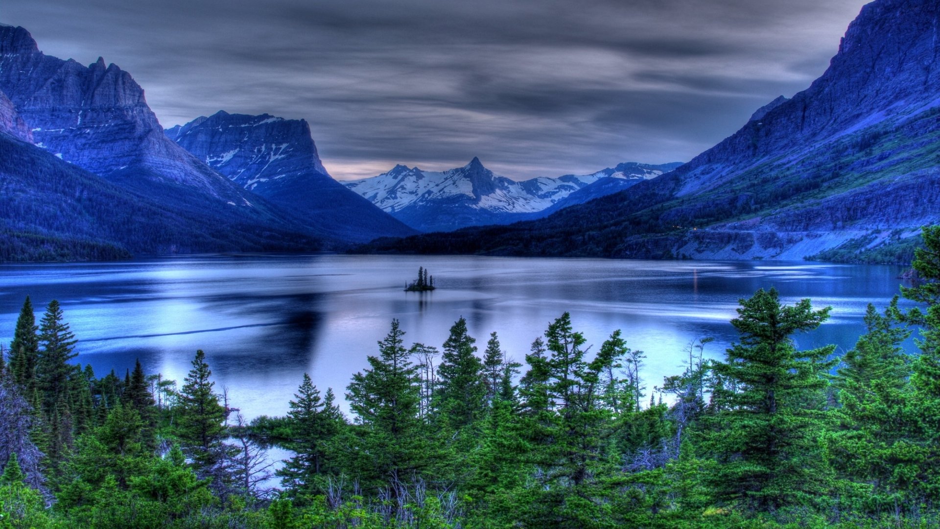 Glacier National Park, St. Mary's Lake - HD Wallpaper 