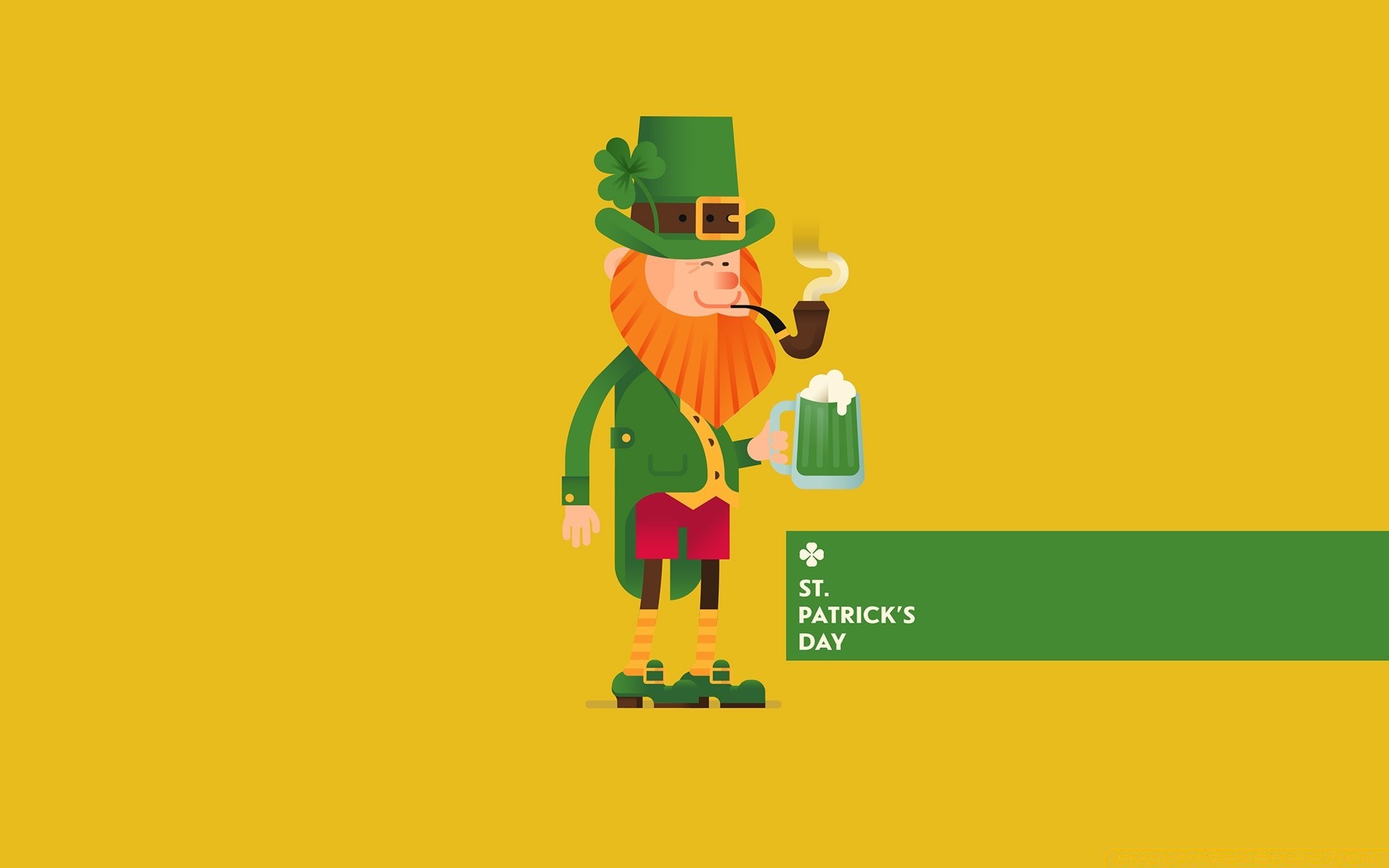 Saint Patrick S Day Illustration Vector Sketch Man - Saint Patrick's Day - HD Wallpaper 