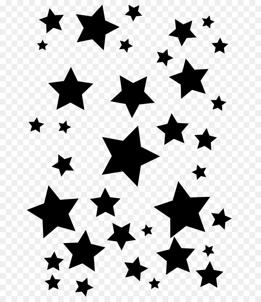 Stars Wallpaper Png - Black Stars Transparent Background - HD Wallpaper 