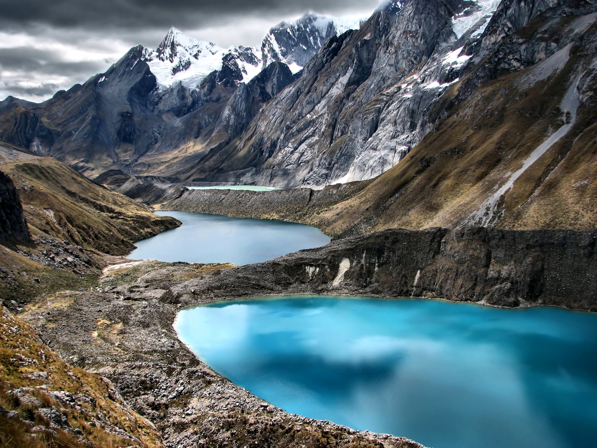 Peru Mountains Desktop Background - HD Wallpaper 