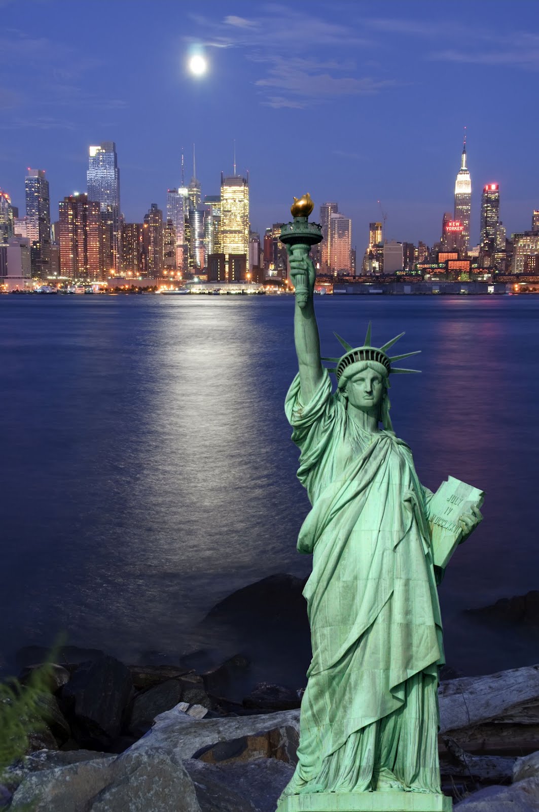 America Statue Of Liberty - HD Wallpaper 