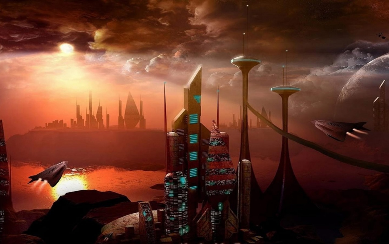 Naves Espaciales Y La Ciudad Futurista Wallpapers - Futuristic City - HD Wallpaper 