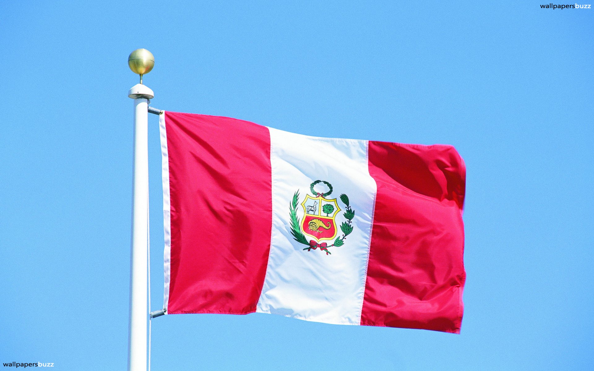 Peru Flag Hd - HD Wallpaper 