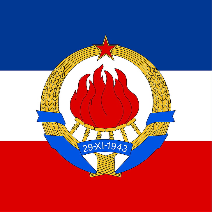 2000px Standard, Assembly, Federal, President, Sfr, - Socialist Federal Republic Yugoslavia Flag - HD Wallpaper 