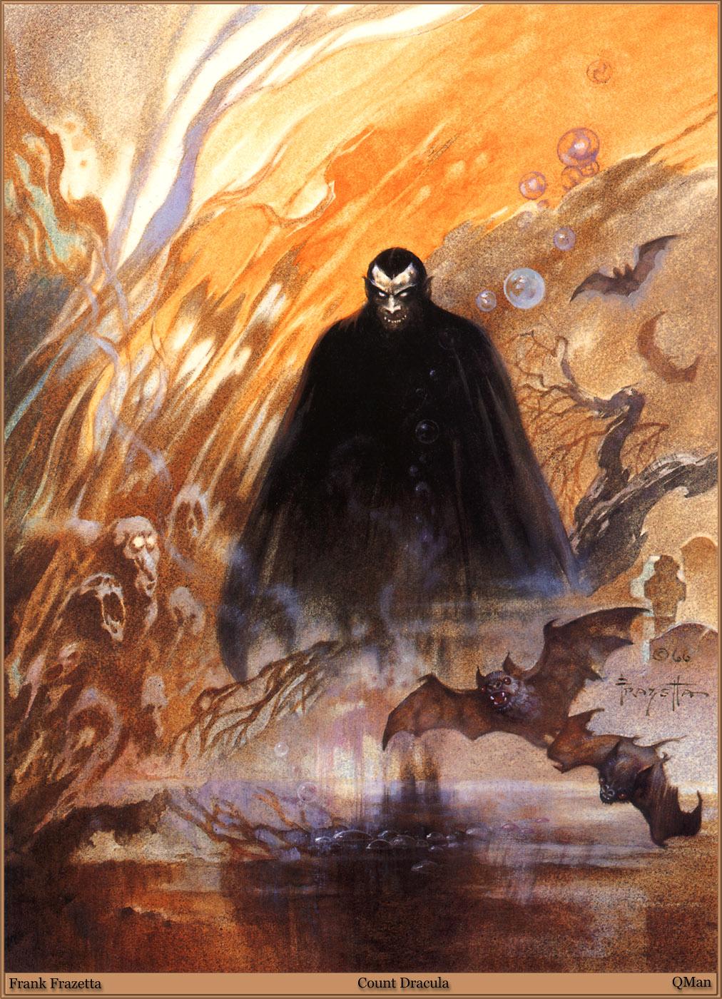 Paintings Of Count Dracula - HD Wallpaper 