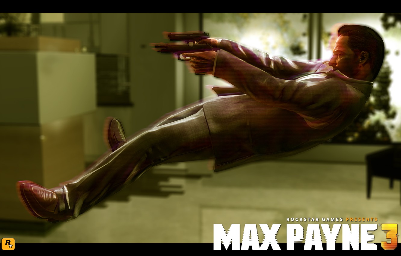 Max Payne 3 Bullet Time Rockstar Games - Max Payne Shoot Dodge - HD Wallpaper 