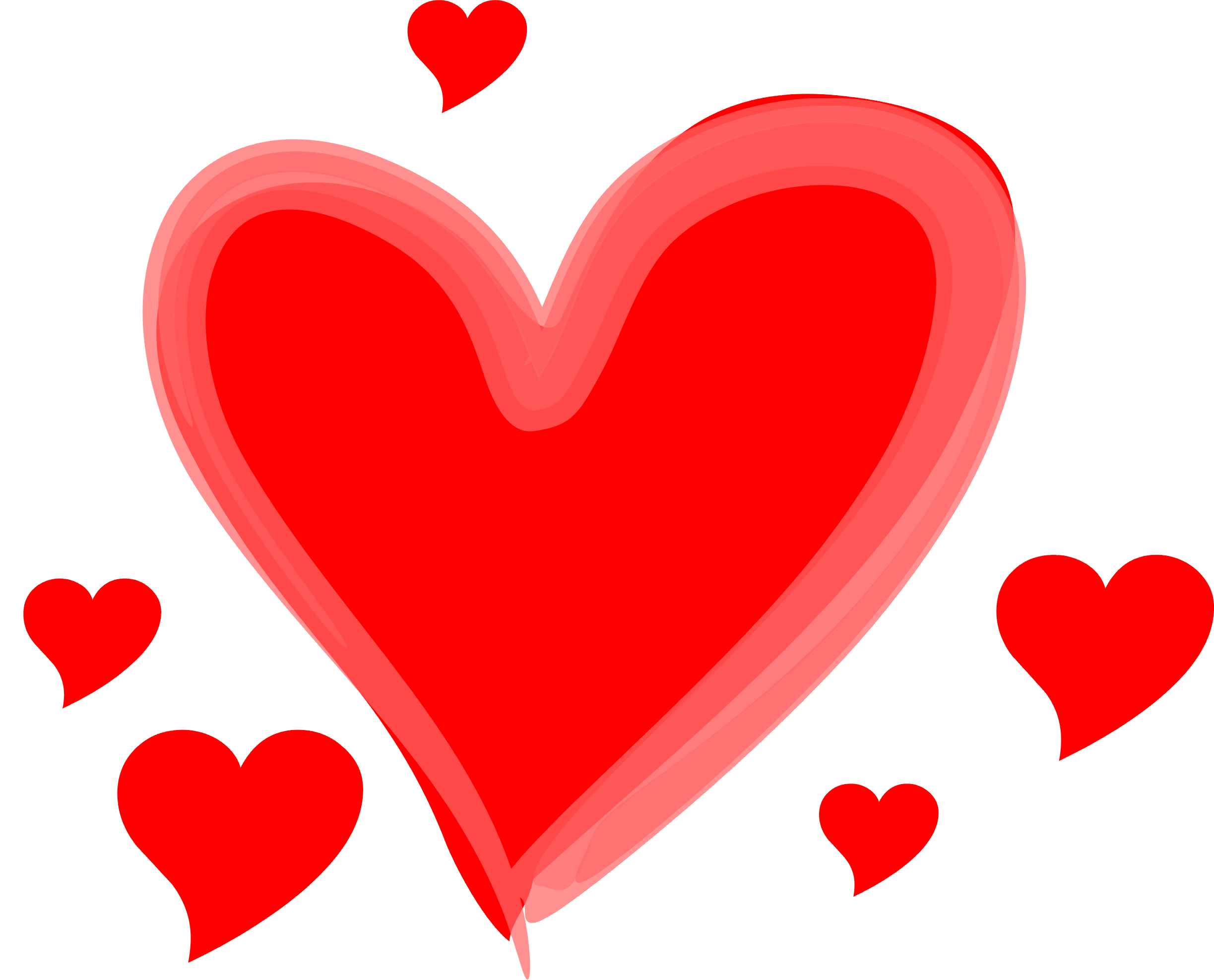 Love Heart Background Image - Love Hearts - HD Wallpaper 