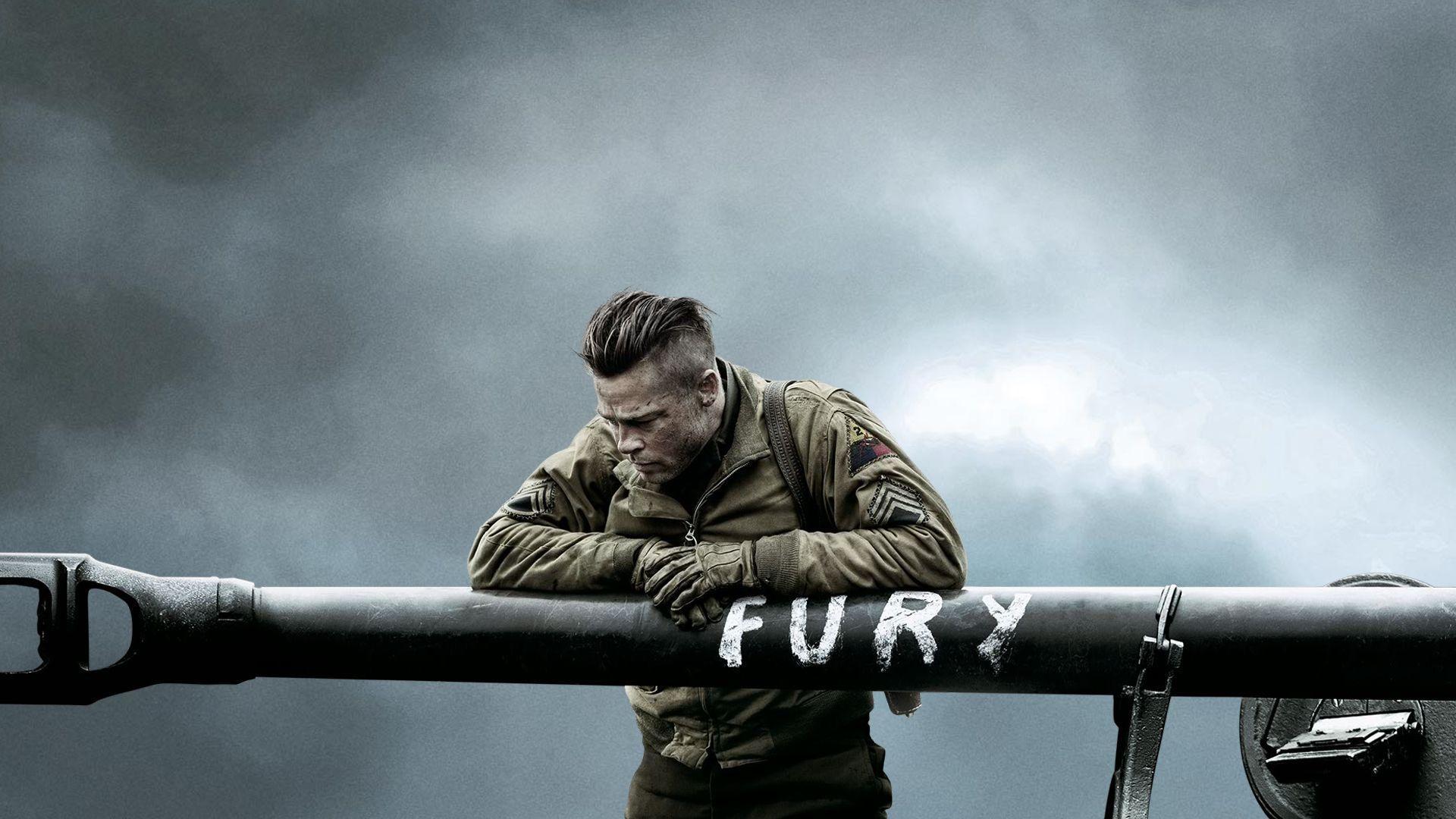 Brad Pitt Fury Tank - HD Wallpaper 