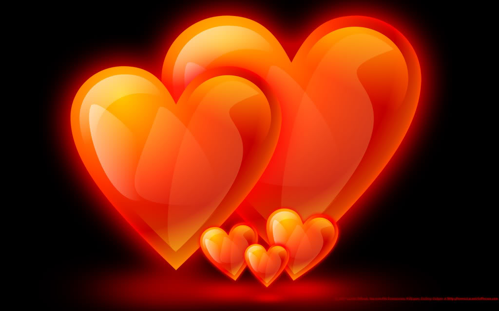 Wallpapers De Corazones - Family Of Hearts - HD Wallpaper 