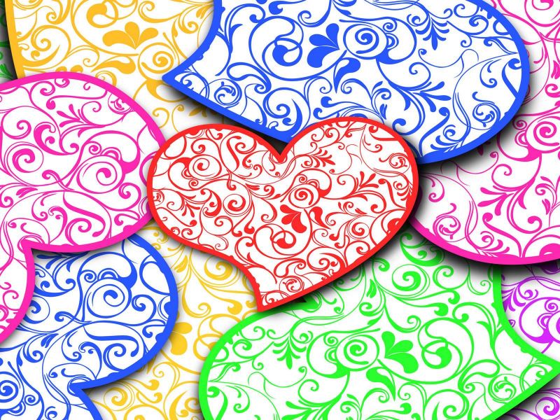 Color Pantalla Fondos De Corazones - HD Wallpaper 