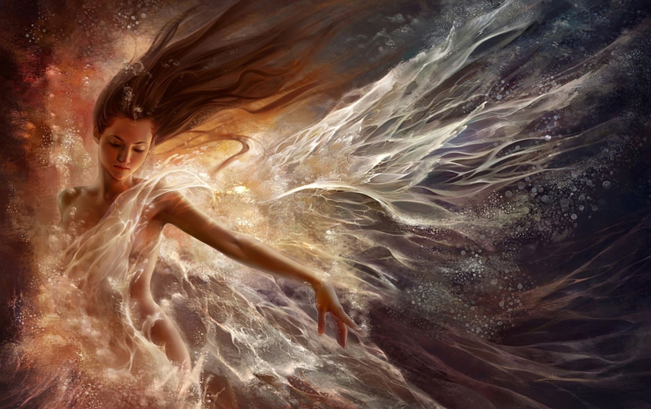 Mujer Morena De Moda De Fantasía Wallpapers - Wind Woman Art Fantasy - HD Wallpaper 