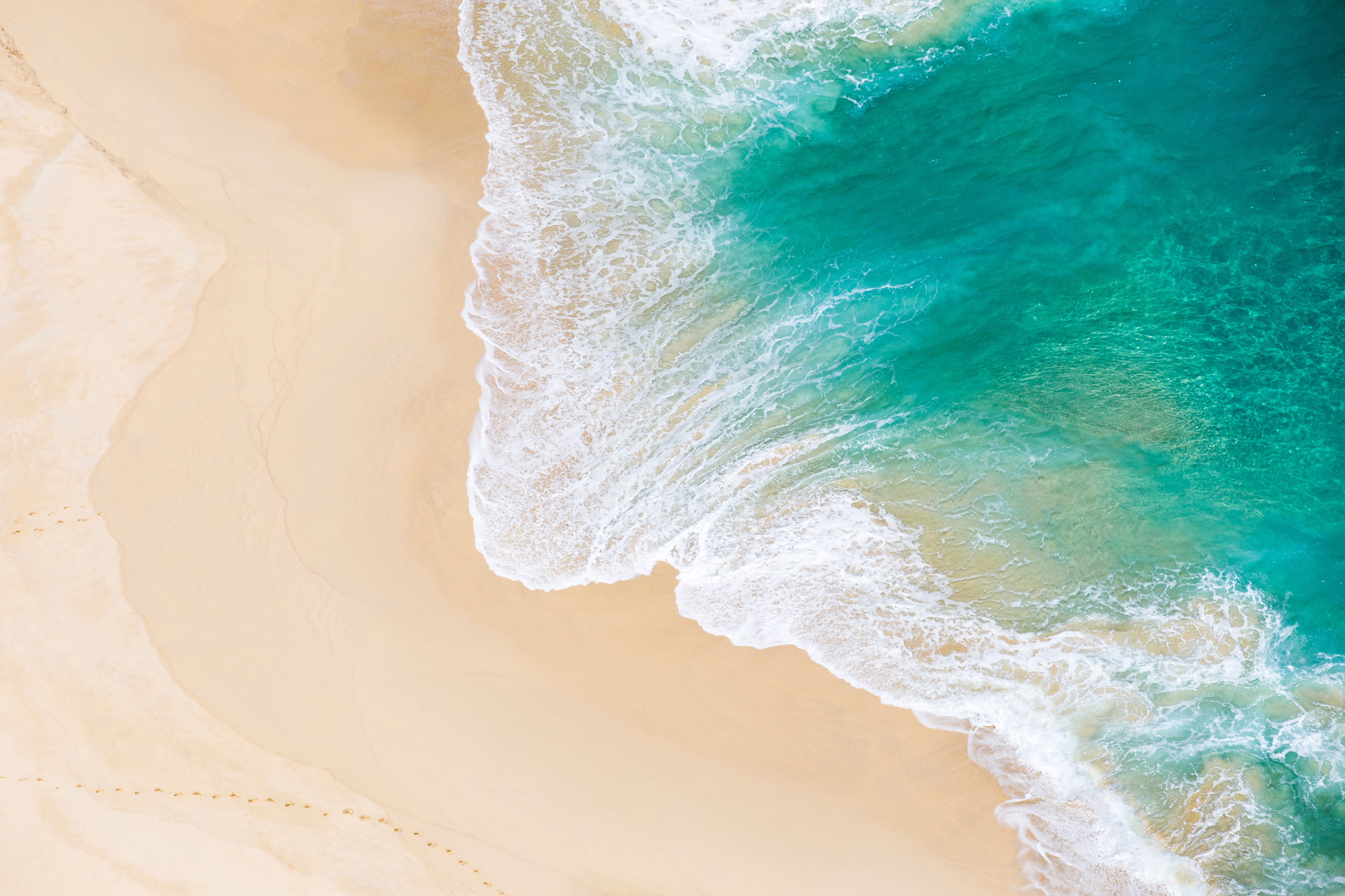 Beach Birds Eye View - HD Wallpaper 