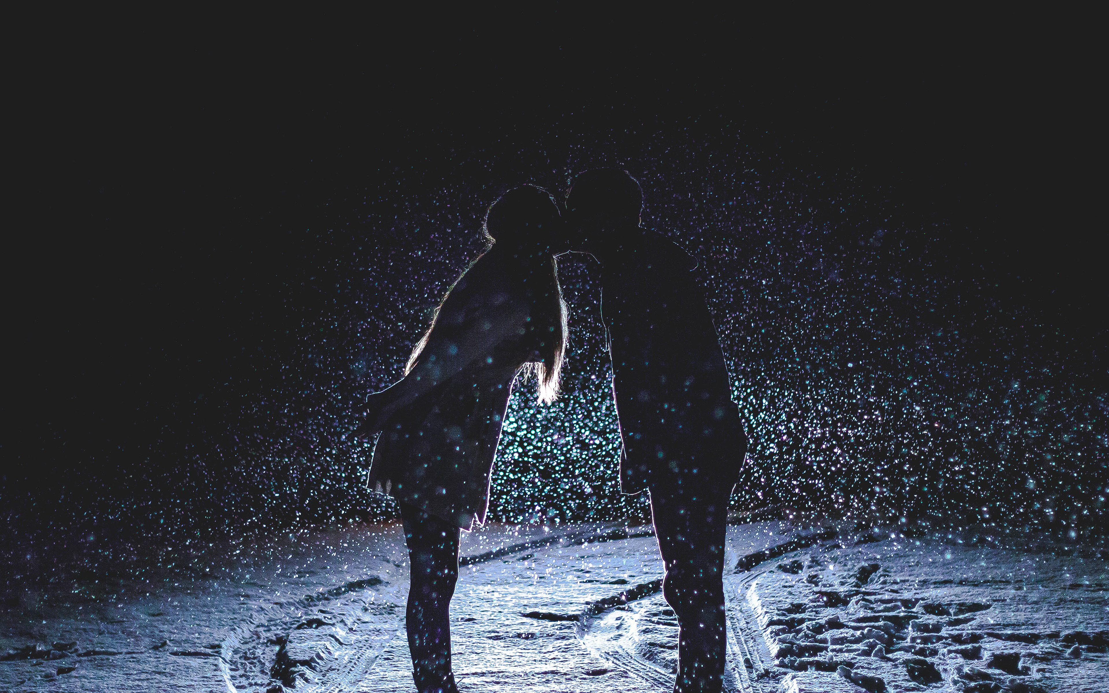 Kiss Good Night Love - HD Wallpaper 