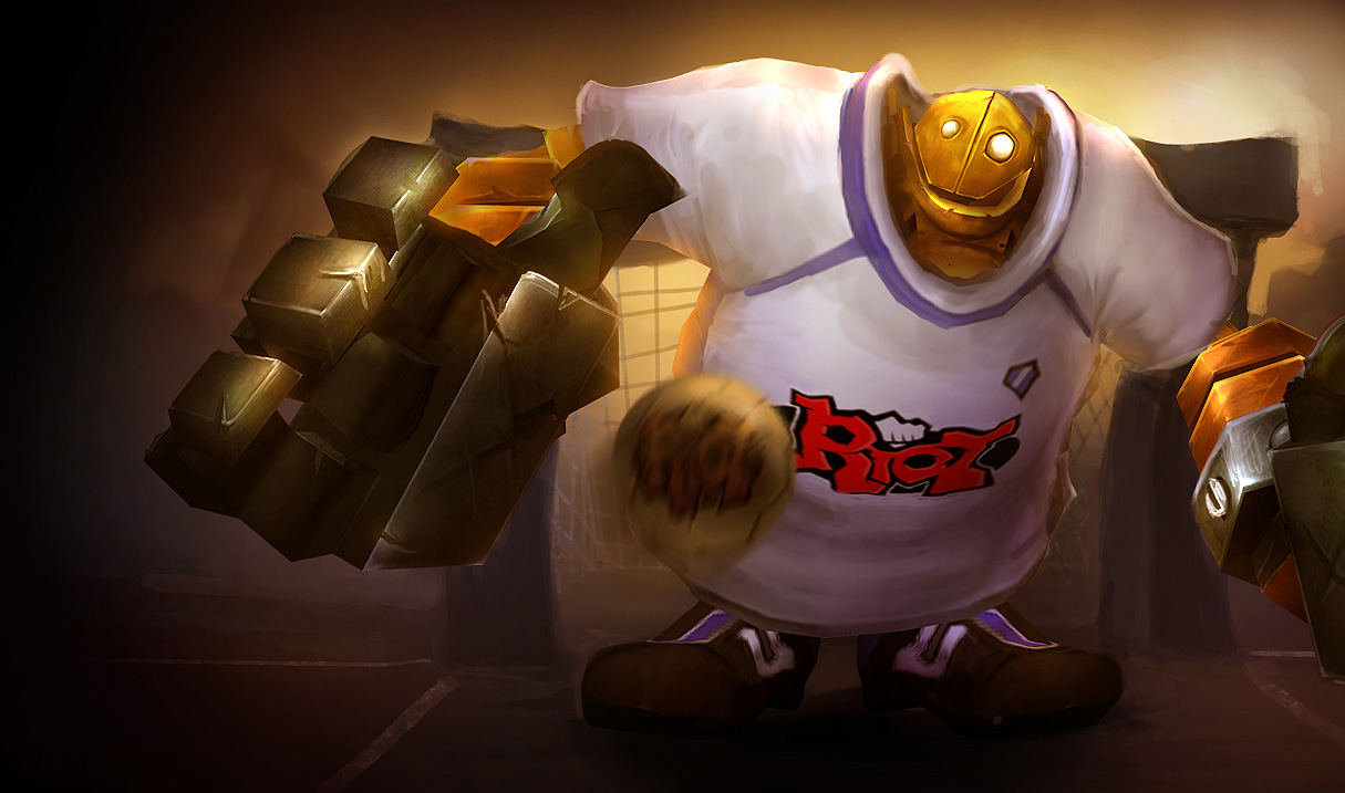 Riot Blitzcrank - Blitzcrank Goalkeeper - HD Wallpaper 