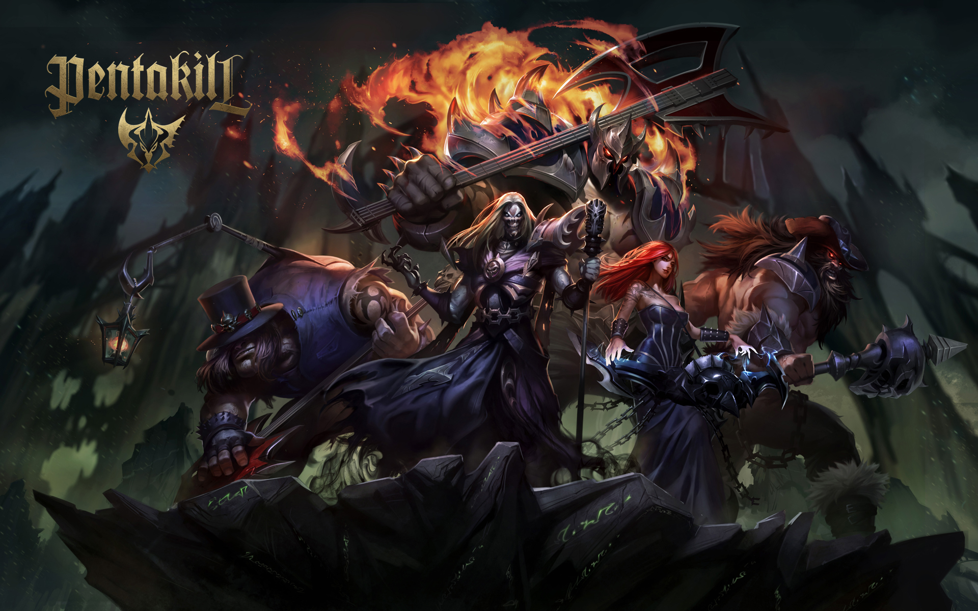 Pentakill Band - HD Wallpaper 