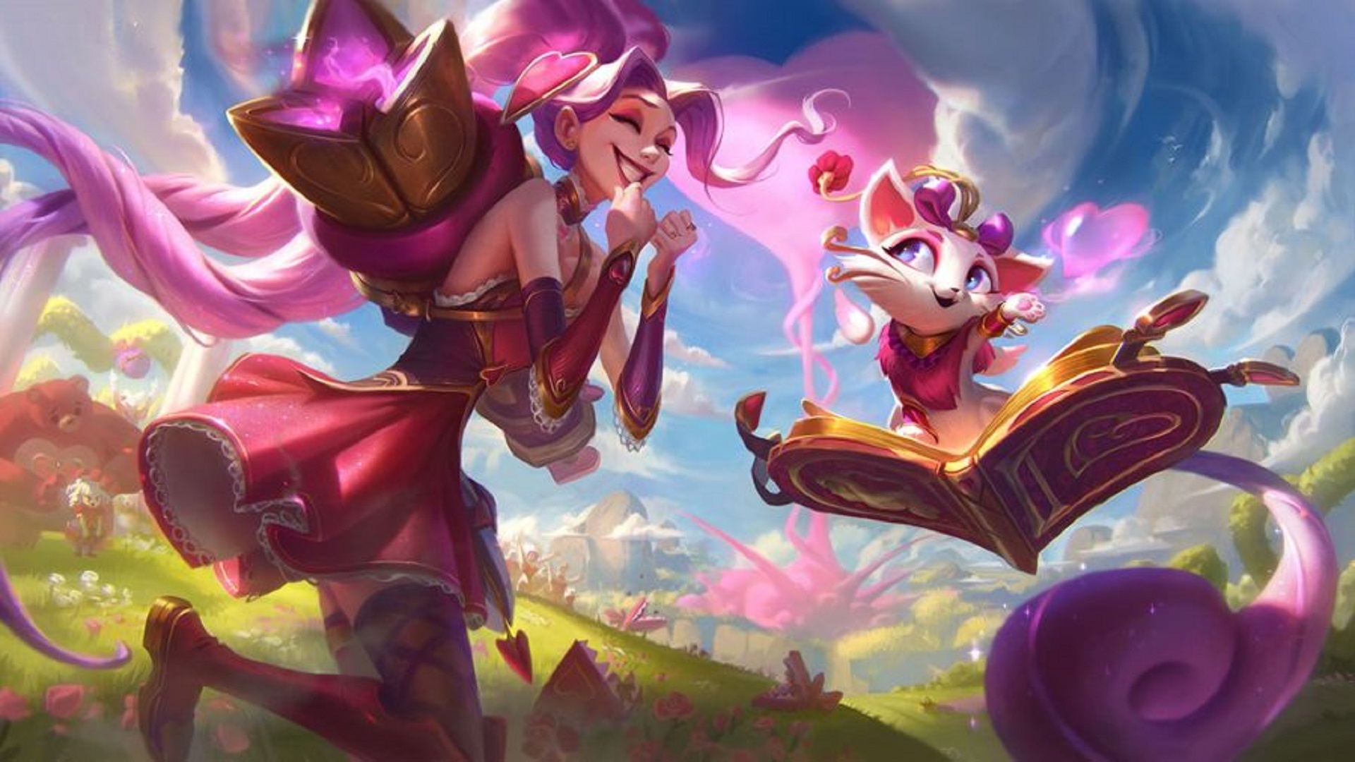 Heartseeker Jinx And Yuumi - HD Wallpaper 