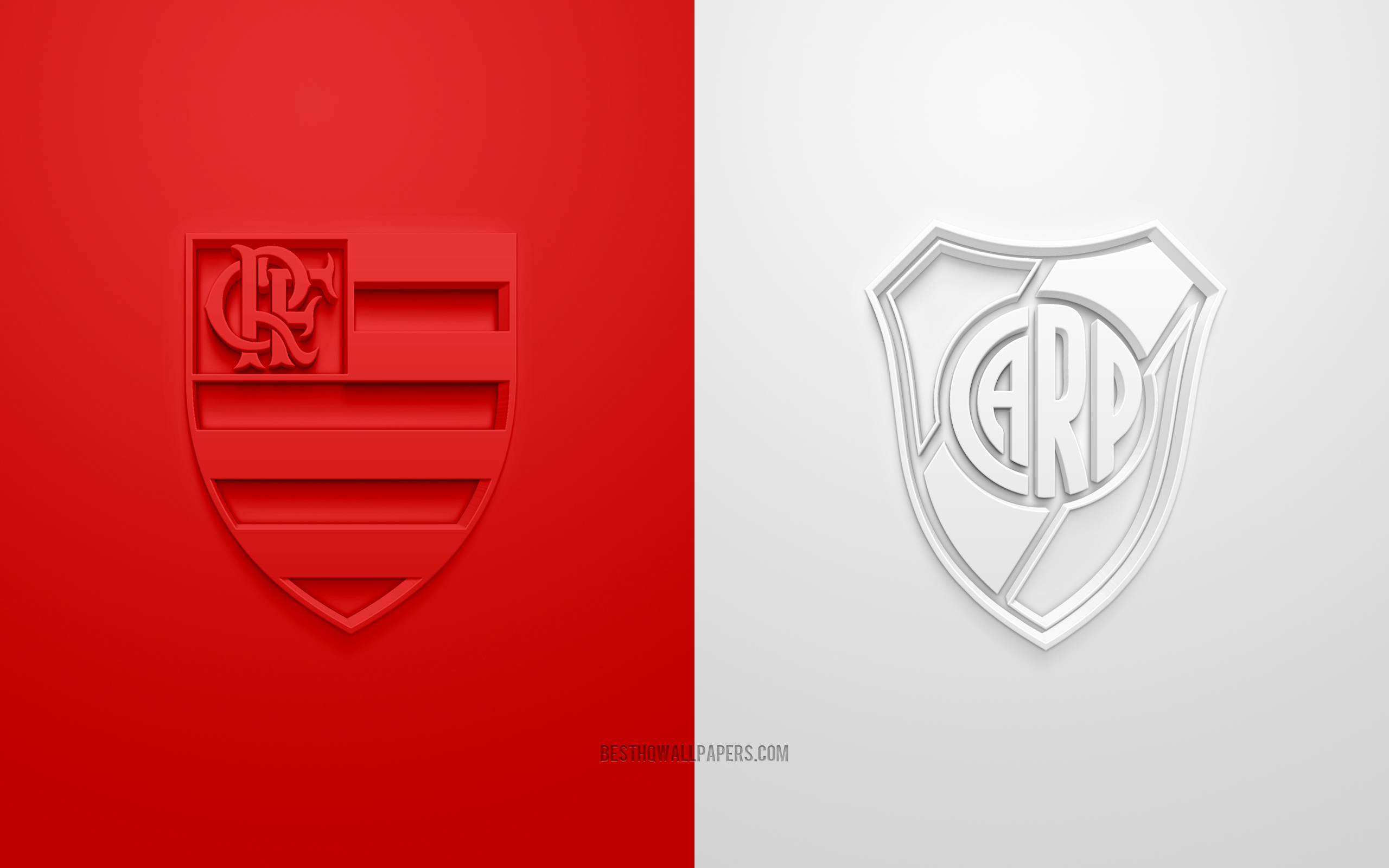 Flamengo Vs River Plate, 2019 Copa Libertadores, 3d - Arsenal Vs Vitoria De Guimaraes - HD Wallpaper 