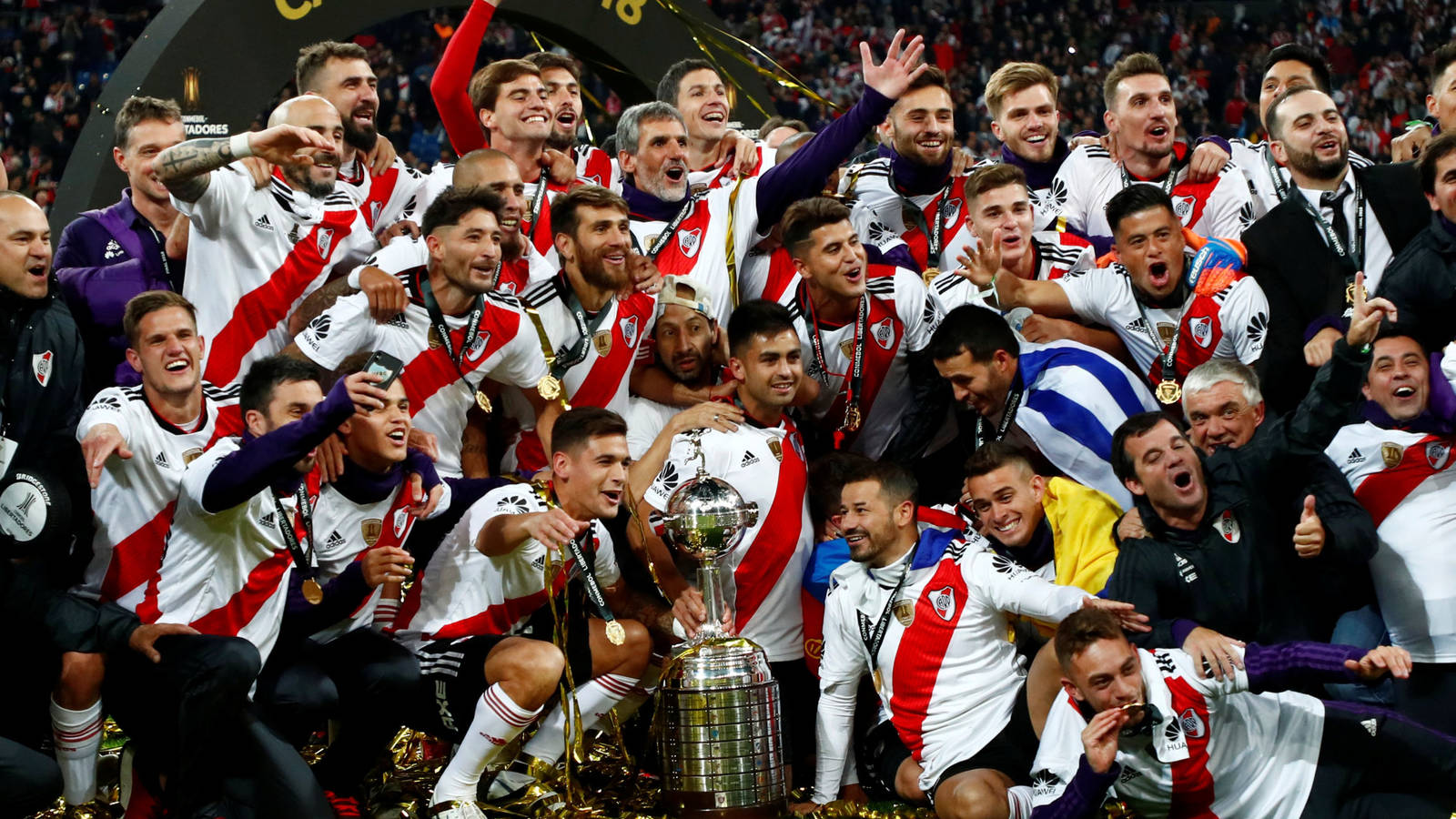 Las Fotos De La Tranquilidad Del River Plate - River Campeon Libertadores 2018 - HD Wallpaper 