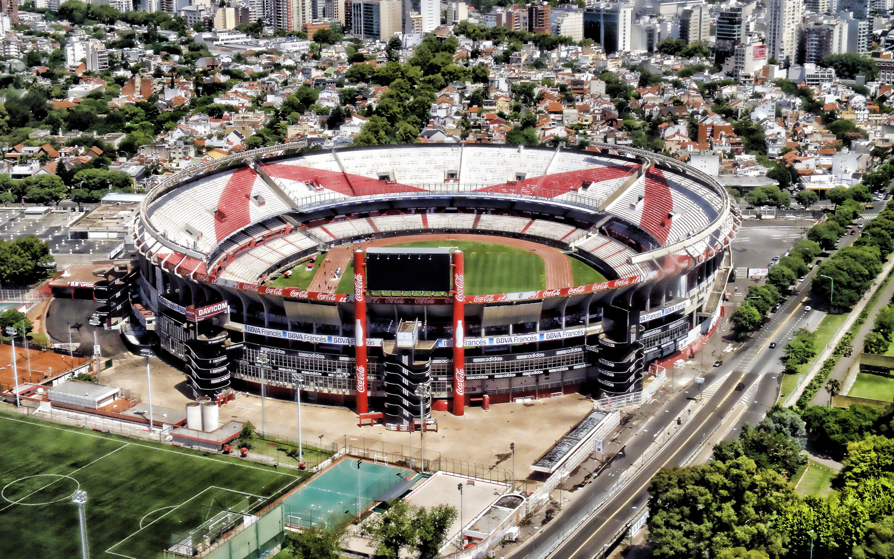 River Plate Stadium, Aerial View, Estadio Monumental - Estadio Mas Feo Del Mundo - HD Wallpaper 