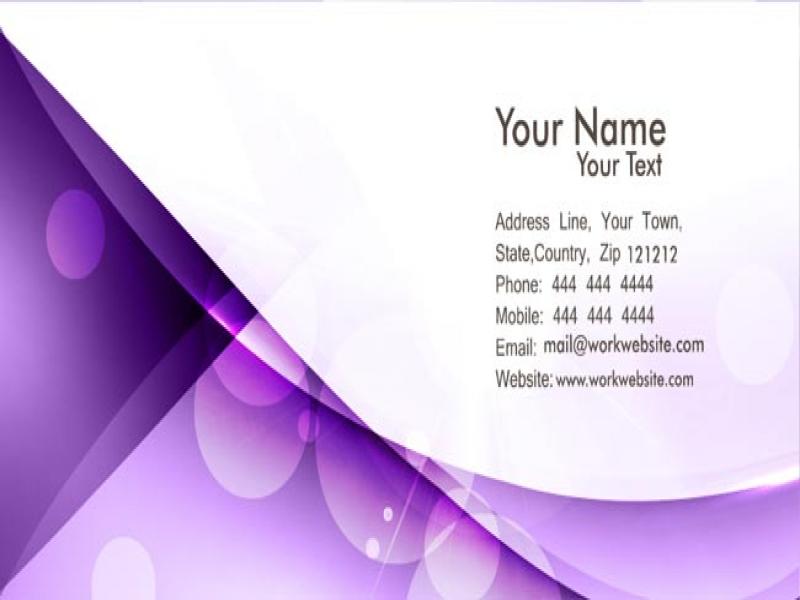 Wallpapers Business Card Purple Clip Art Backgrounds - Blank Visiting Card Background Design Png Hd - HD Wallpaper 