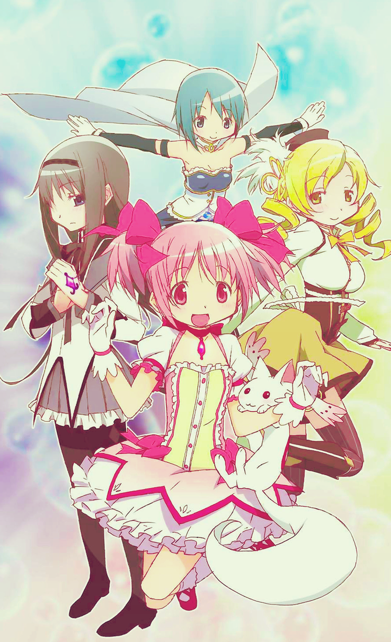 Anime, Chica, And Photoshoot Image - Puella Magi Madoka Magica Key Visual - HD Wallpaper 