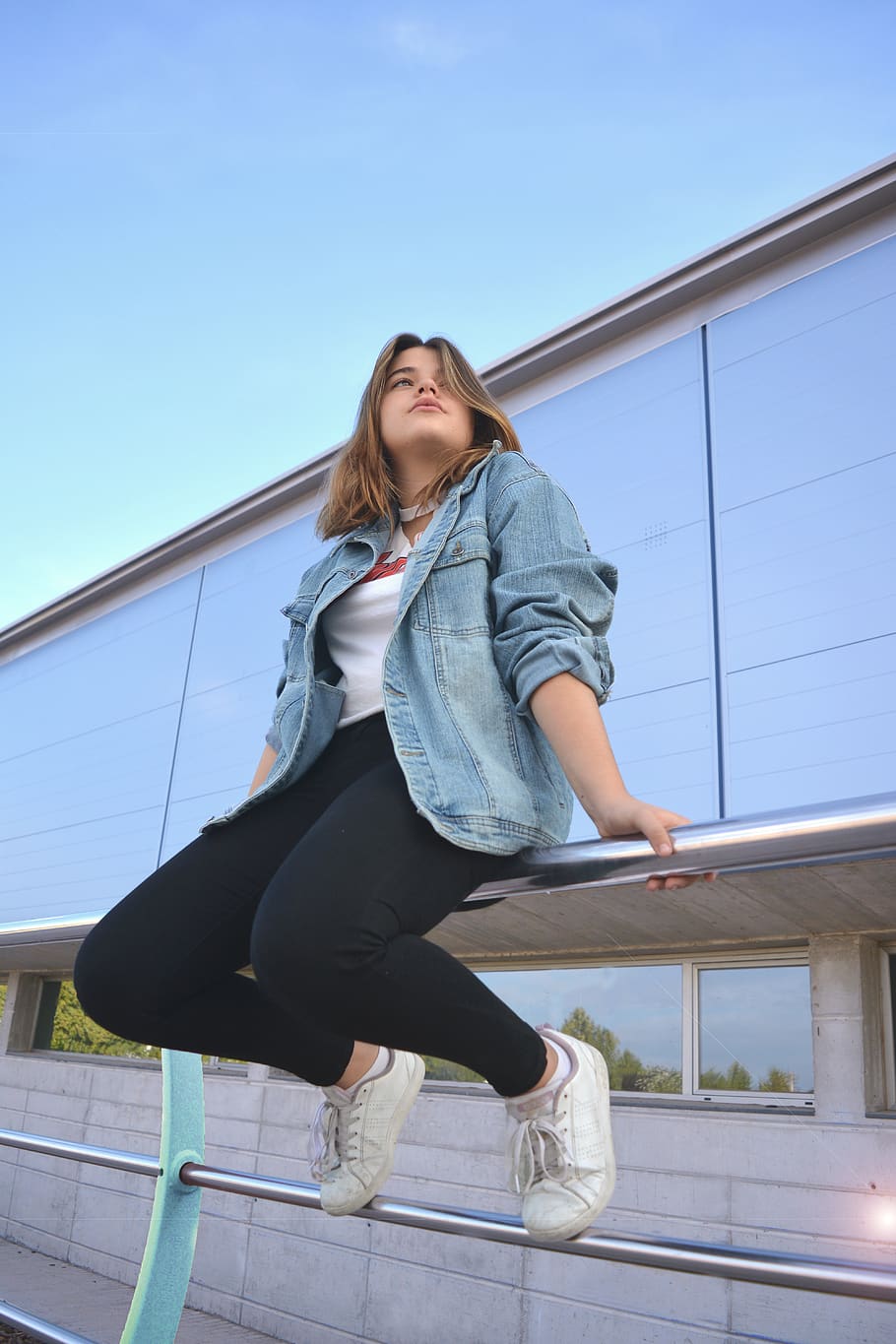 Spain, Guadalajara, Blue, Model, Urban, Modelo, Chica, - Girl - HD Wallpaper 